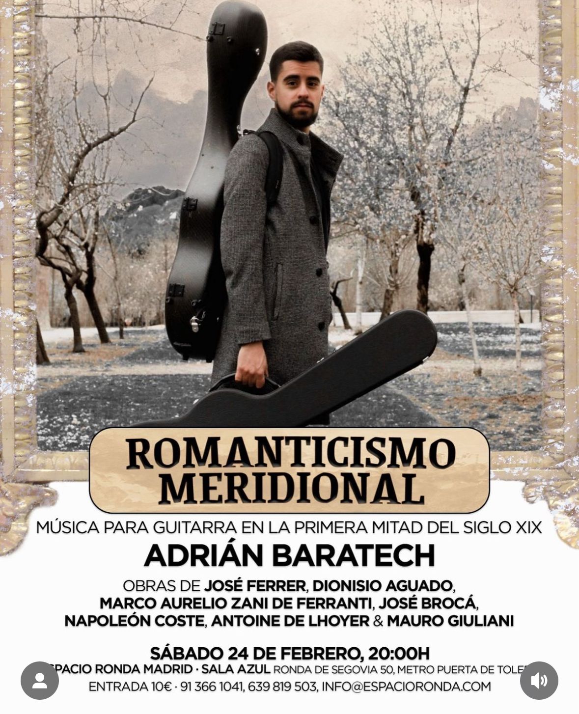 Romanticismo Meridional - Adrián Baratech