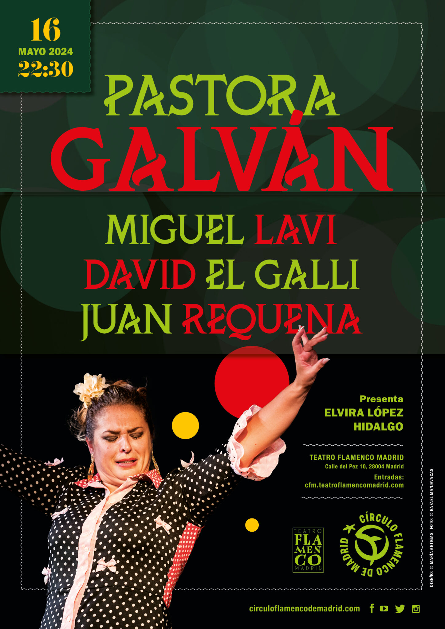  Concierto de Pastora Galván con Miguel Lavi, David el Galli y Juan Requena en el Círculo Flamenco de Madrid