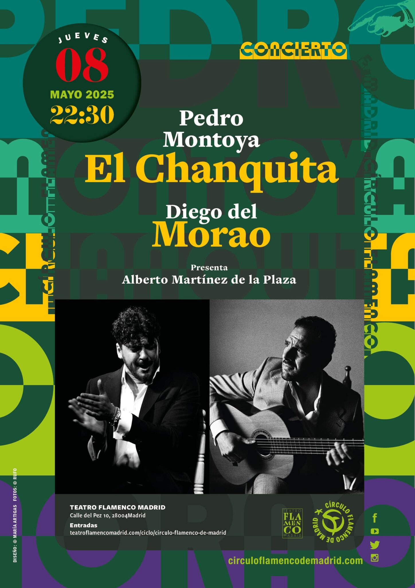 Pedro Montoya “El Chanquita” y Diego del Morao en el Círculo Flamenco de Madrid