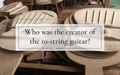 Historical hints (C.13): 10 string guitar and its author