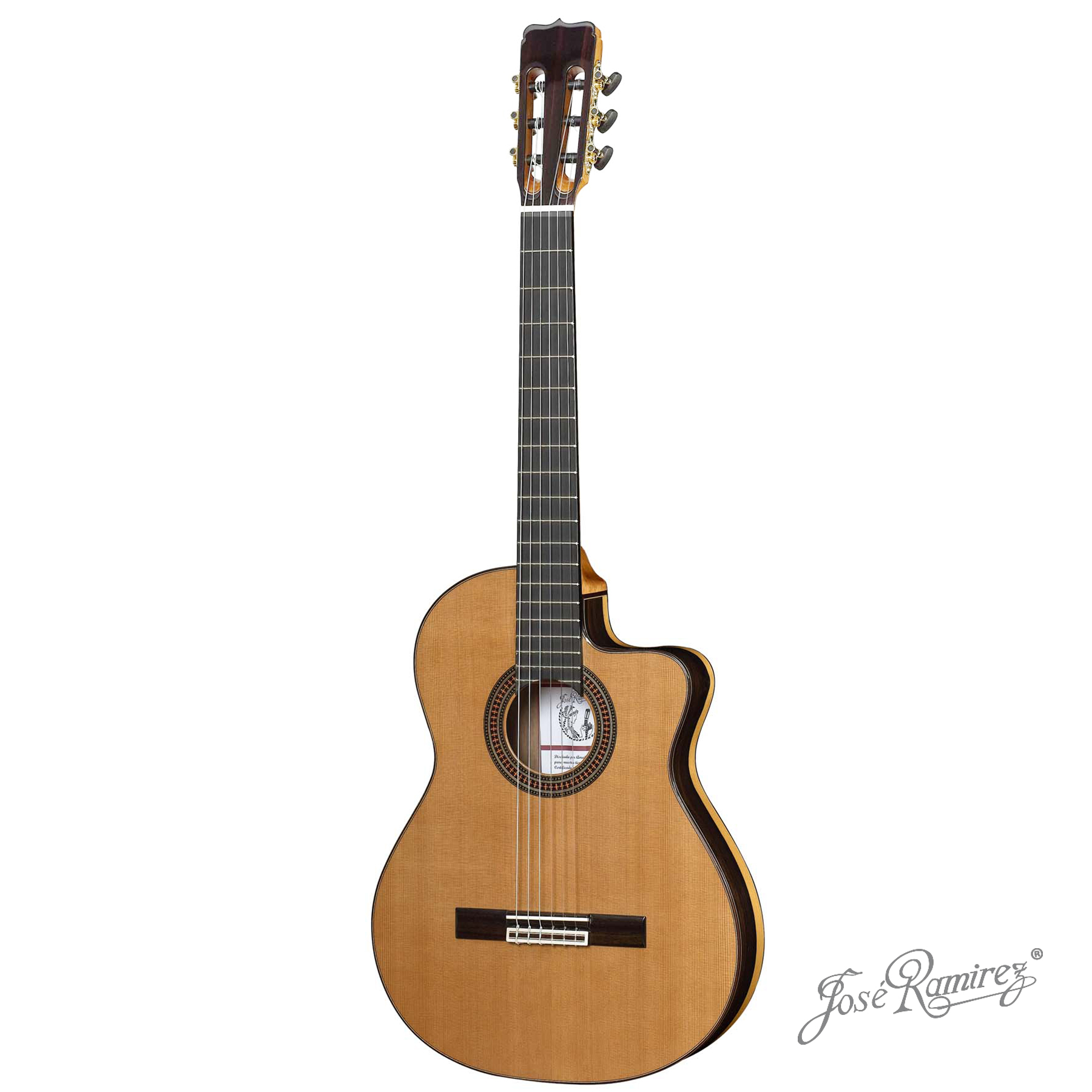 Guitarra de estudio OLZCWE de diseño exclusivo Ramírez