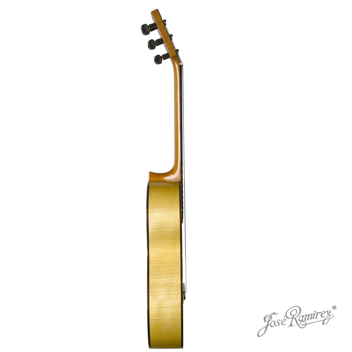 Lado de la guitarra artesanal Tablao