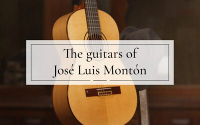 New guitars José Luis Montón