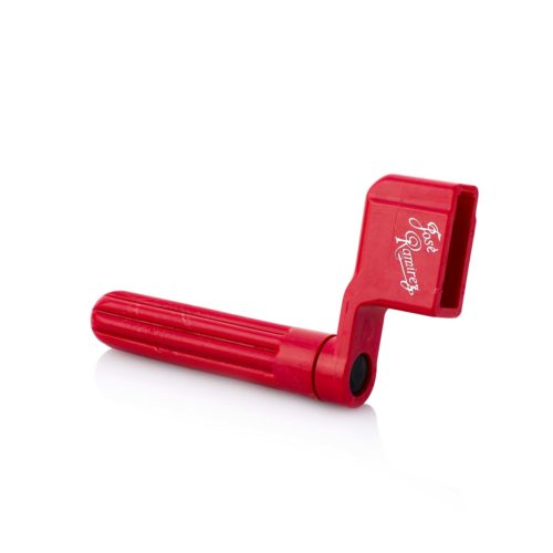 Red crank handle