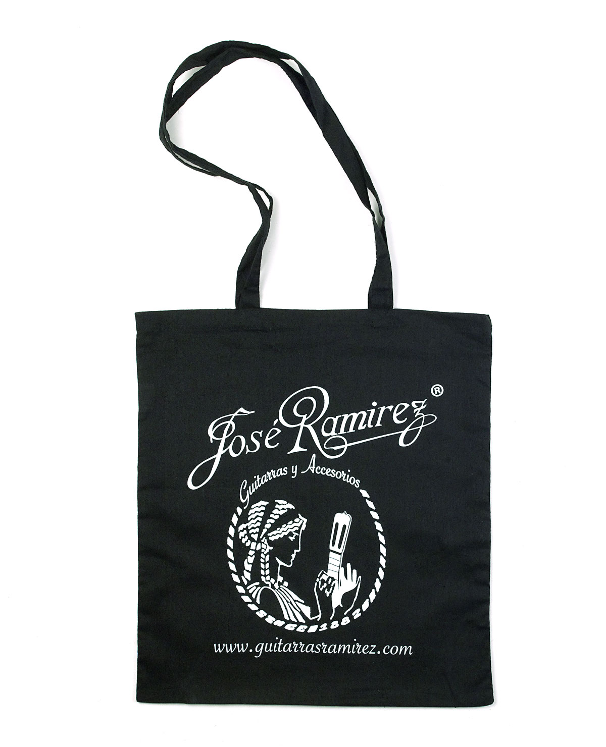 Black bag with design by José Ramírez II