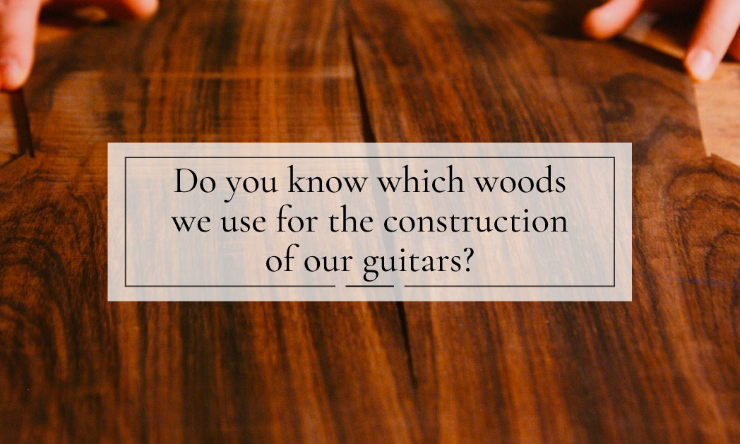 Types of wood for handcrafted guitars