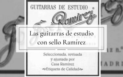 Puntadas históricas (C.9): Las guitarras de estudio