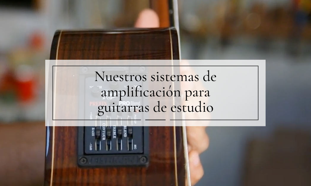 Sistemas de amplificación para guitarras de estudio