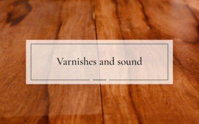 Influence of varnishes on guitar sound