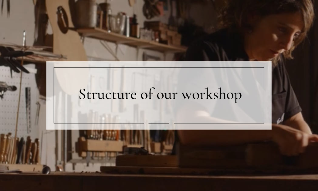 The structure of the Ramirez Guitars workshop