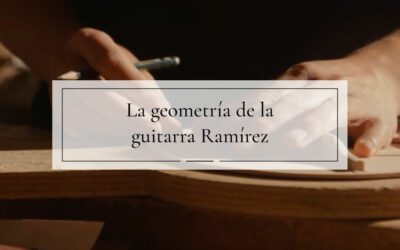 Geometría y proporción en la guitarra Ramírez