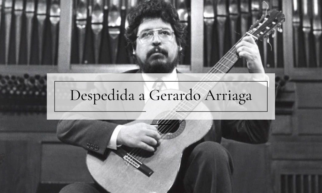 Último adiós a Gerardo Arriaga