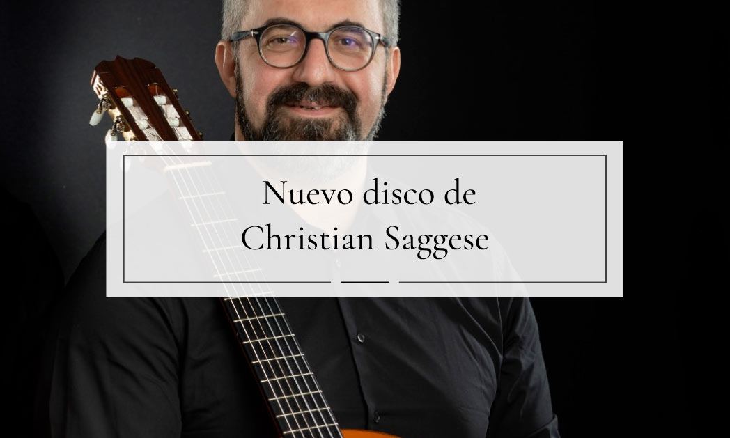 Disco de Christian Saggese con guitarra Ramírez