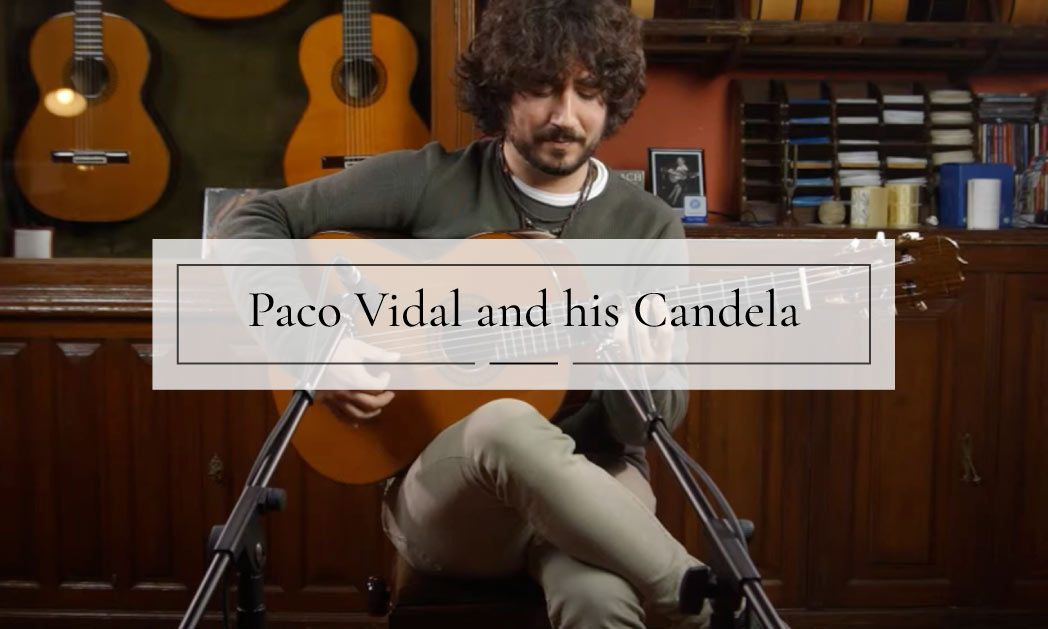 Interview with Paco Vidal and his guitar ‘Candela’.