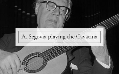 Andrés Segovia playing the Cavatina