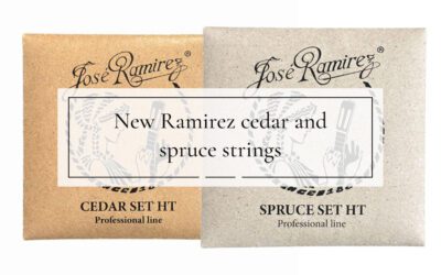 Discover the new Ramirez string set: cedar and spruce