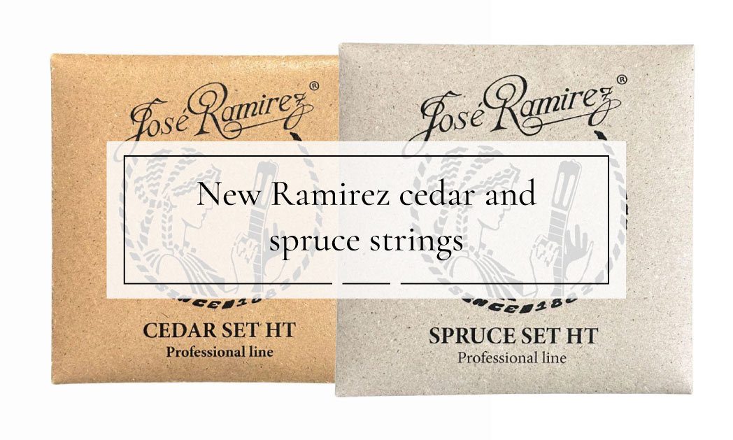 Ramirez cedar and spruce strings Ramirez Guitars