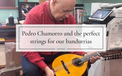 Maestro Pedro Chamorro and the perfect strings for bandurrias