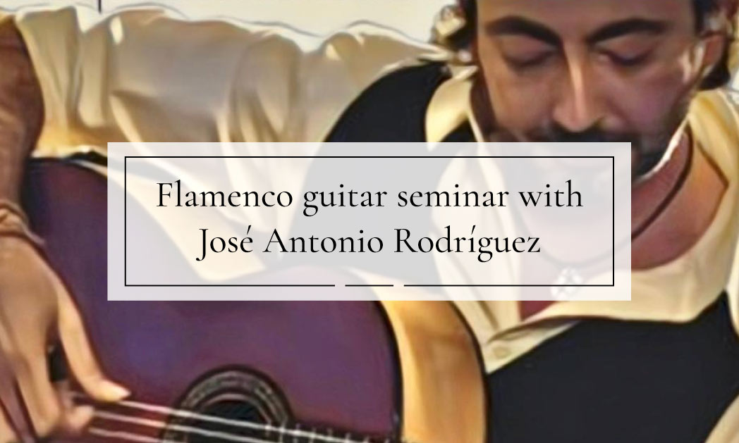 Flamenco guitar seminar with José Antonio Rodríguez from October to May 2026