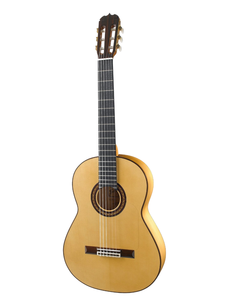 Guitarra Flamenca Blanca Ramírez de ciprés y abeto