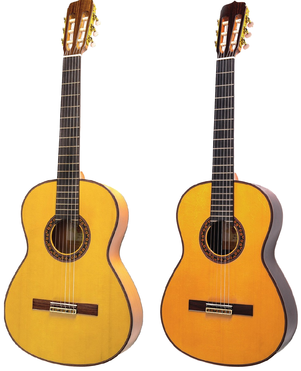 Guitarra flamenca Ramírez hecha a mano en el taller de Madrid